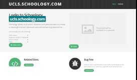 
							         ucls.schoology.com Login to Schoology								  
							    