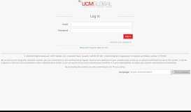 
							         UCM Global Claims Management Portal: Log in								  
							    