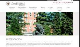 
							         UCM-Portal de Transparencia - Universidad Complutense de Madrid								  
							    
