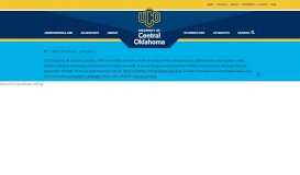 
							         UCO: The University of Central Oklahoma								  
							    