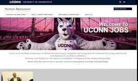 
							         UConn Jobs | Department of Human Resources								  
							    