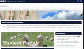 
							         UConn Law Student Portal								  
							    