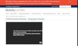 
							         UCPath Portal Preview – Employee Version | UCPath								  
							    