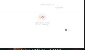 
							         UCR Consultants: Home								  
							    