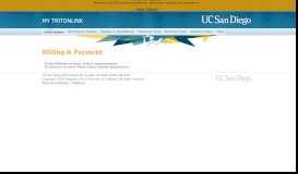 
							         UCSD: My TritonLink - UC San Diego								  
							    