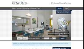 
							         UCSD Off Campus Housing - University of California San Diego								  
							    