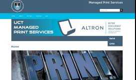 
							         UCT Managed Print Services								  
							    