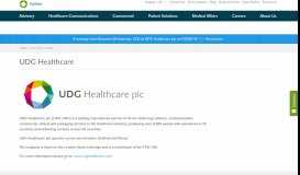 
							         UDG Healthcare | Ashfield Healthcare								  
							    