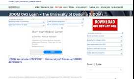 
							         UDOM OAS Login - The University of Dodoma (UDOM) 2020 ...								  
							    