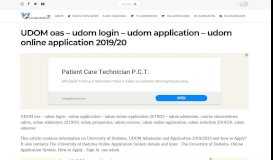 
							         UDOM oas - udom login - udom application - udom online ...								  
							    
