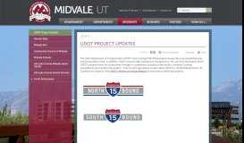 
							         UDOT Project Updates | Midvale, UT								  
							    
