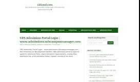 
							         UDS Admission Portal Login | www.admissions.udscampusmanager ...								  
							    