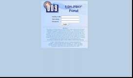 
							         UDS-PRO® Portal								  
							    