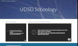 
							         UDSD Schoology for Students - Google Sites								  
							    