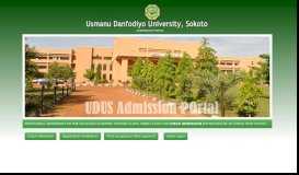 
							         UDUS Admission Portal								  
							    