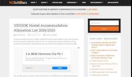 
							         UDUSOK Hostel Accommodation Allocation List 2016/2017 ...								  
							    