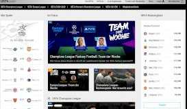 
							         UEFA.com: Die offizielle Website des europäischen Fußballs								  
							    