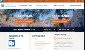 
							         UF Exchange - University of Florida								  
							    
