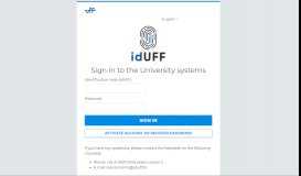 
							         UFF — RAD — Portal de Acesso ao Relatório Anual de Docentes								  
							    