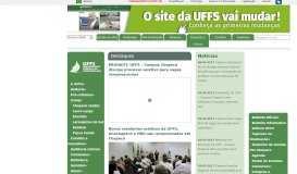 
							         UFFS - Universidade Federal da Fronteira Sul								  
							    