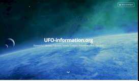 
							         UFO-Information.de - Das Info-Portal der Ufo-Phänomen-Forschung								  
							    