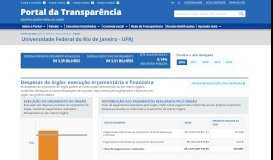 
							         UFRJ - Portal da transparência								  
							    