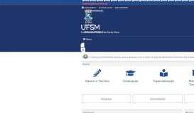 
							         UFSM: Página Inicial								  
							    
