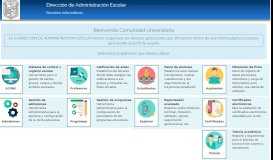 
							         UG: Dirección de Administración Escolar								  
							    