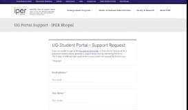 
							         UG Portal Support - IPER Bhopal								  
							    