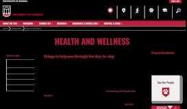 
							         UGA : UGA CVM Health and Wellness								  
							    