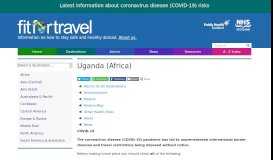 
							         Uganda - Fit for Travel								  
							    