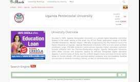 
							         Uganda Pentecostal University | Ranking & Review								  
							    