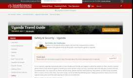 
							         Uganda – Safety & Security Travel Advice - SafariBookings								  
							    