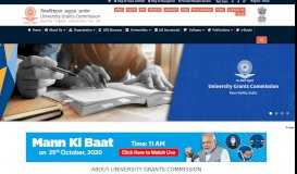 
							         UGC Notice reg.: Enhancement made to UGC-Canara Bank web portal								  
							    