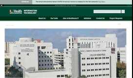 
							         UHealth IT | University of Miami Information Technology								  
							    
