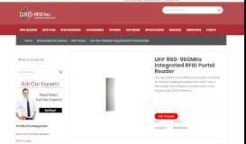 
							         UHF 860-–960MHz Integrated RFID Portal Reader | GAO RFID Inc.								  
							    