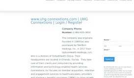 
							         UHG Connextions / UHC Connextions - Health Management ...								  
							    