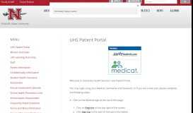 
							         UHS Patient Portal - University Health Services								  
							    
