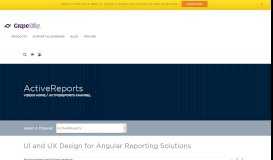 
							         UI and UX Design for Angular Reporting Solutions | ActiveReports ...								  
							    