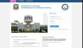 
							         UI Undergraduate Admissions - University of Ibadan								  
							    