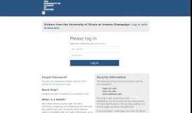 
							         UIC User Identification Service - University of Illinois at Chicago								  
							    