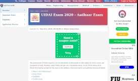 
							         UIDAI Exam 2020 - Aadhaar Recruitment Exam for Operator ...								  
							    