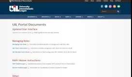 
							         UIL Portal Documents — University Interscholastic League (UIL)								  
							    