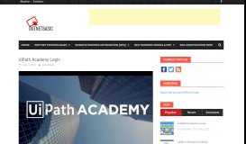 
							         UiPath Academy Login - Learn RPA online free - dotnetbasic								  
							    