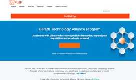 
							         UiPath Technology Partner Program								  
							    