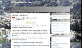 
							         UJ Library | UJ Sciences Library News								  
							    