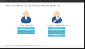 
							         UK CA Portal - UK Certification Authority								  
							    