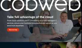 
							         UK Cloud Solutions Provider, Microsoft CSP & Office 365 | Cobweb								  
							    