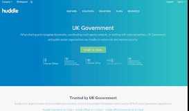 
							         UK Government | Huddle								  
							    