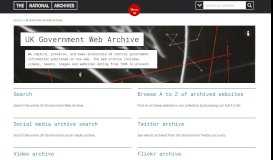 
							         UK Government Web Archive - The National Archives								  
							    